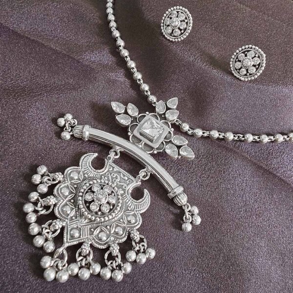 Crystal Heritage Stone Silver Pendant Set
