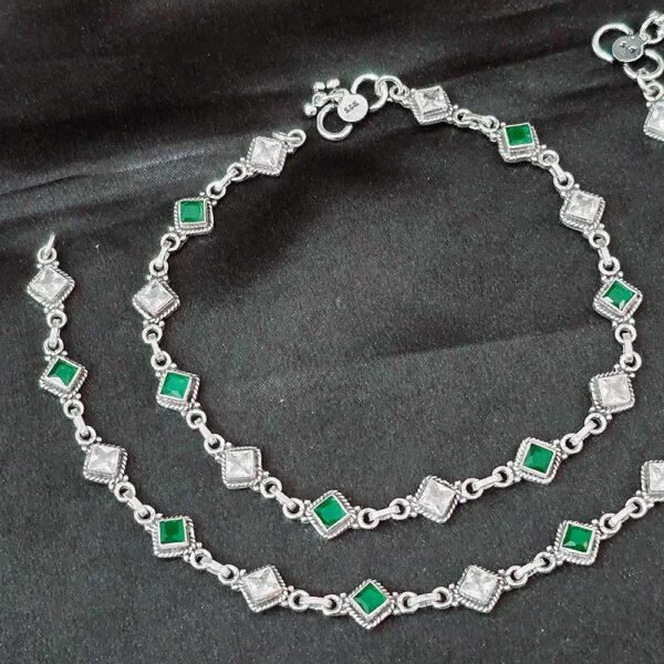 Aarunya Pure 925 Silver Anklet - Image 2