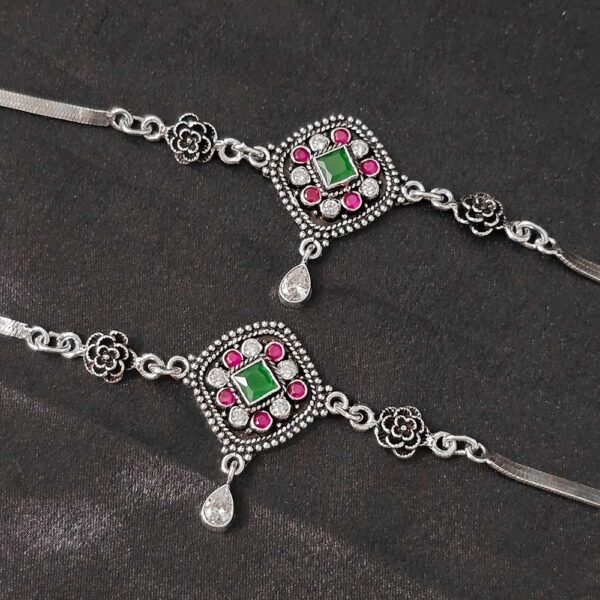 Pure 925 Silver Gulnoor Anklet - Image 2