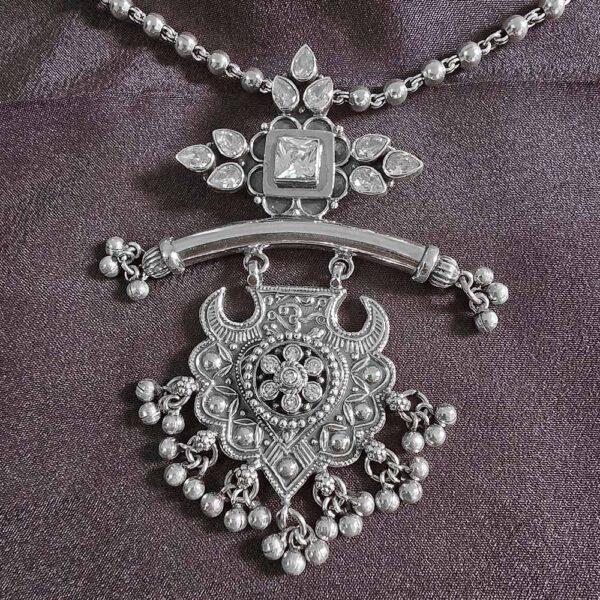 Crystal Heritage Stone Silver Pendant Set - Image 2