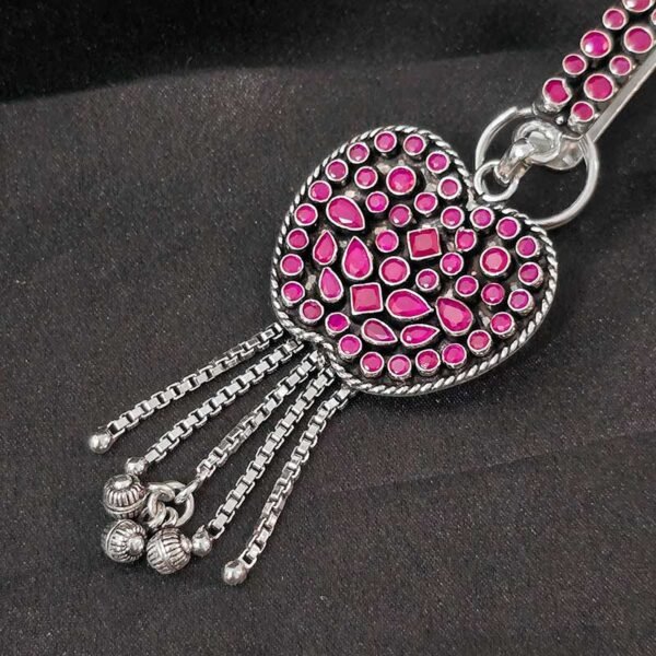 Ruby Pure 925 Silver Waist Key Chain - Image 2