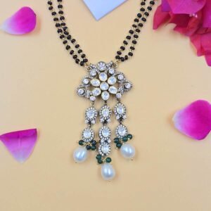 Royal Pearl Moissanite Mangalsutra
