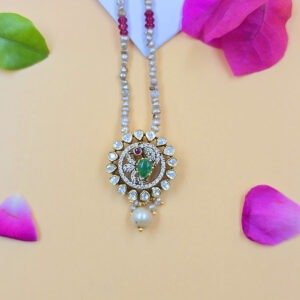 Royal Peacock Moissanite Pendant
