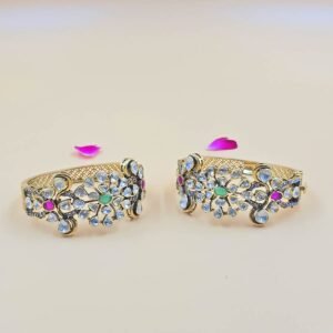 Royal Charm Moissanite Bangle Set